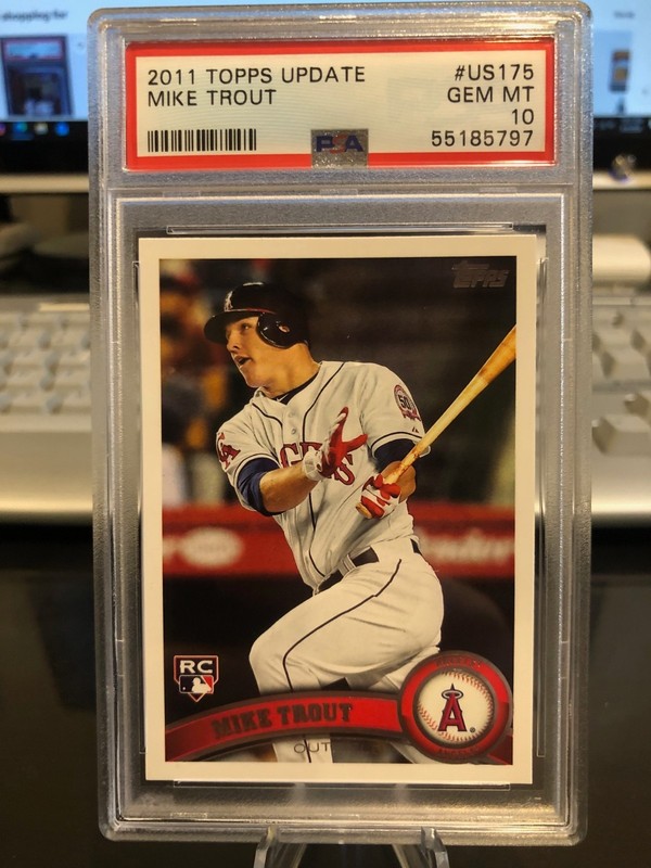 2011 Topps Update #US175 Mike Trout RC PSA 10