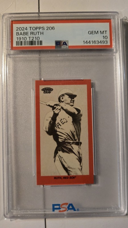 PSA 10📛📛🔥🔥📛📛2024 Topps 206 - 1910 T210 Babe Ruth. OLD MILL BACK!!!!