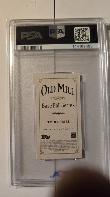 PSA 10📛📛🔥🔥📛📛2024 Topps 206 - 1910 T210 Babe Ruth. OLD MILL BACK!!!! view 2