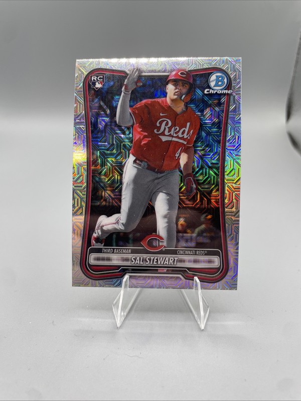 2026 Bowman Chrome Baseball Sal Stewart (RC) #6 Mojo Refractor
