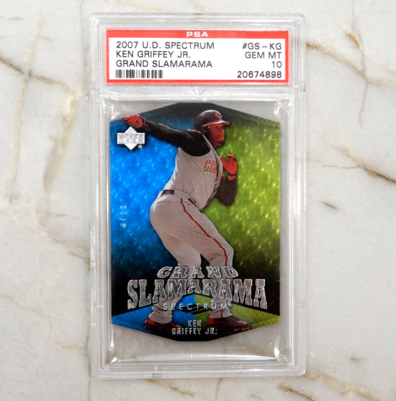 Ken Griffey Jr 2007 UD Spectrum #GS-KG GRAND SLAMARAMA SSP!  PSA 10 POP 3!  🚀