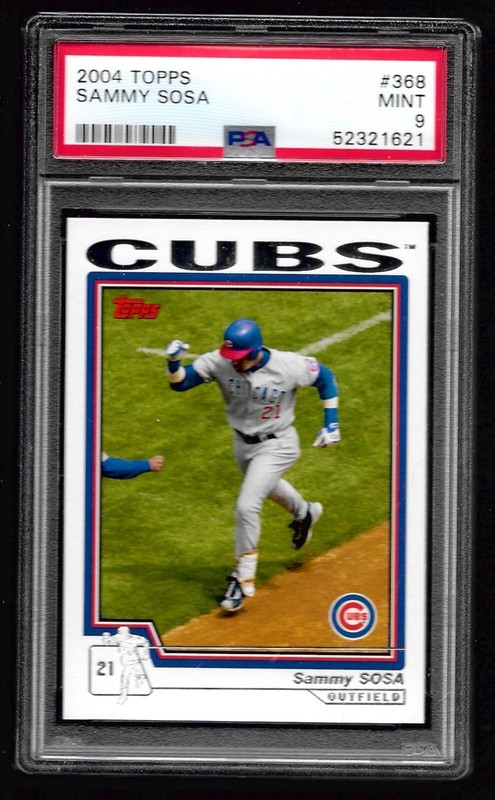 2004 Topps 368 Sammy Sosa - PSA 9 MINT