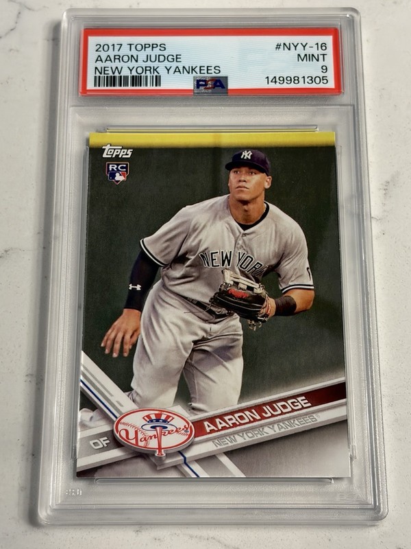 2017 Topps New York Yankees - Aaron Judge #NYY-16 (RC) PSA 9 MINT