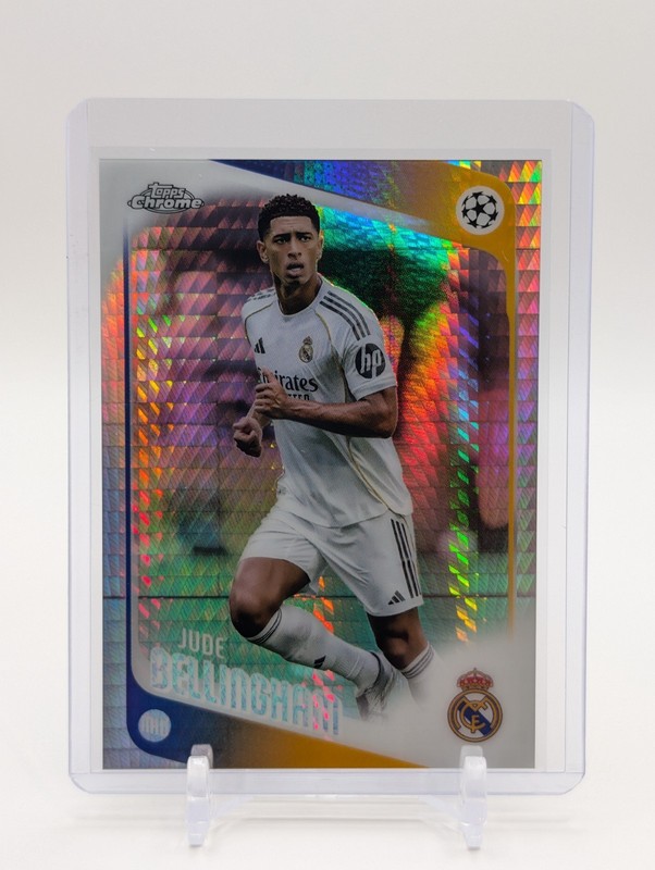 2025-26 Topps Chrome UCC Jude Bellingham Prism Refractor #64 Real Madrid