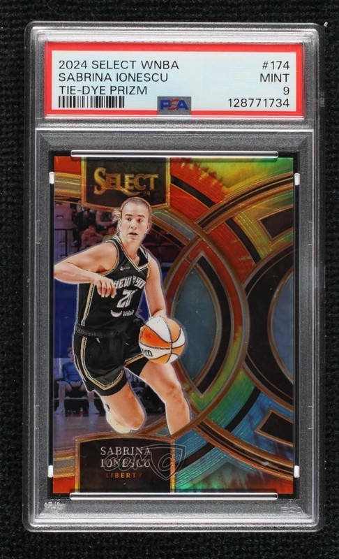 2024 Panini Select WNBA Premier Level Tie-Dye Prizm 14/25 Sabrina Ionescu 1jb0