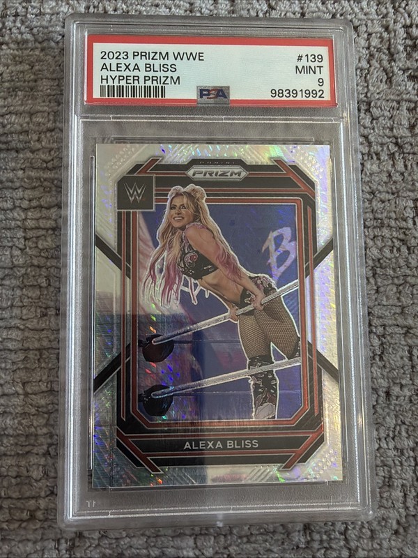 Alexa Bliss 2023 Prizm WWE Hyper #139 PSA 9