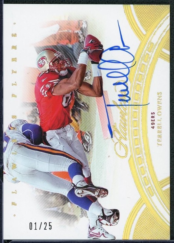2024 Panini Flawless Terrell Owens Flawless Flyers Auto /25 #FF-TOW