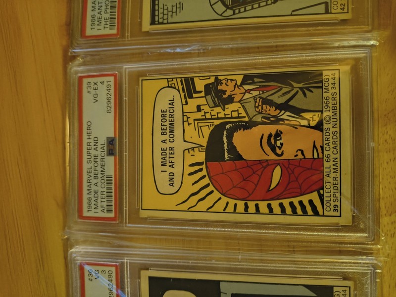 1966 Marvel Super Hero Spiderman Psa 5,4,3.   #39 #42 #36 view 2