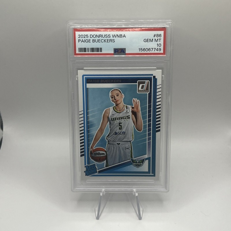 2025 PANINI DONRUSS WNBA #86 PAIGE BUECKERS PSA 10