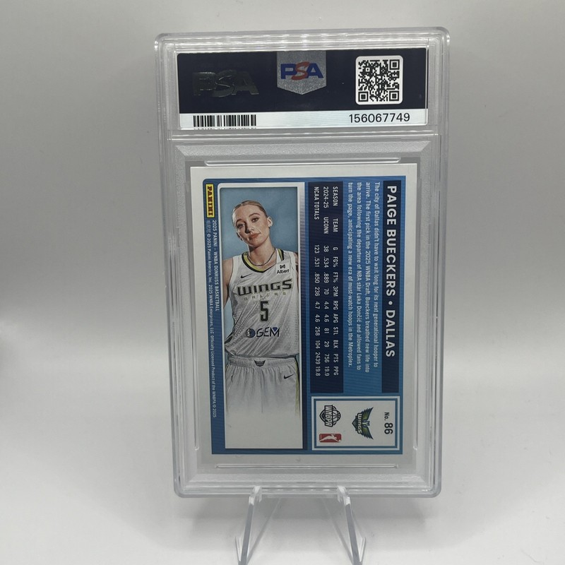 2025 PANINI DONRUSS WNBA #86 PAIGE BUECKERS PSA 10 view 2