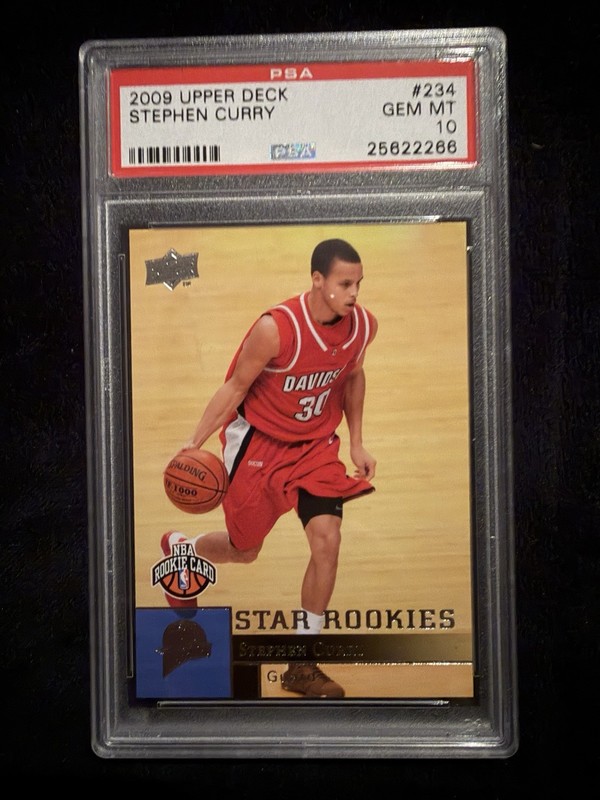 2009 Upper Deck Stephen Curry (RC) Rookie #234 PSA 10