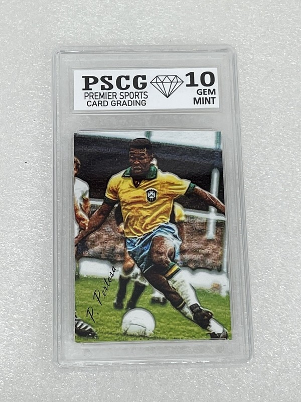 Pele 2020 Pietro Pertosa Artist ACEO Art Print Sample Card Graded 10 Promo