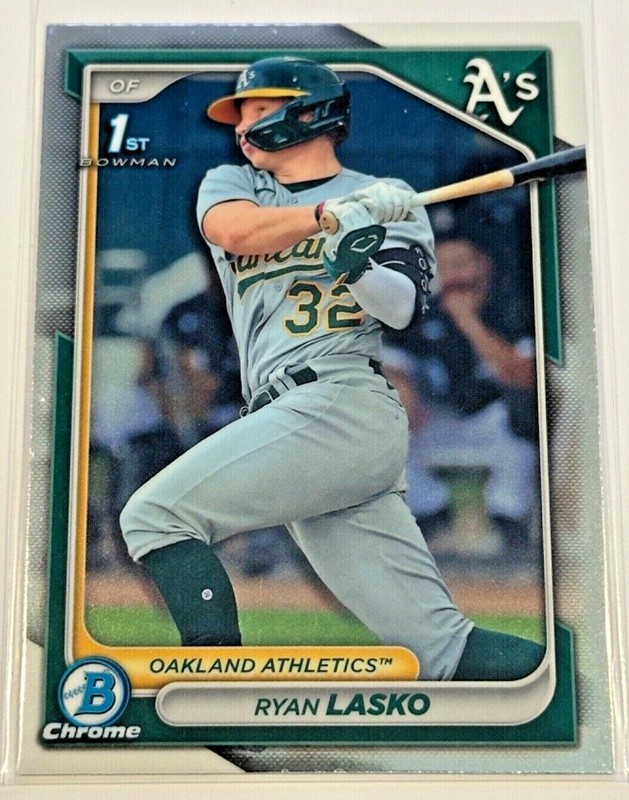 2024 Bowman Baseball CHROME Prospects, 1st Autos, Refractors, serial numbers