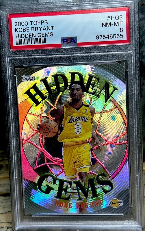 Kobe Bryant PSA GRADED RAINBOW HOLO FOIL RARE SP 🔥TOPPS Insert LAKERS JERSEY #8