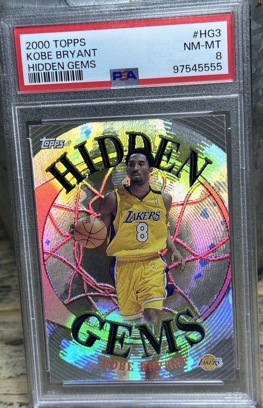 Kobe Bryant PSA GRADED RAINBOW HOLO FOIL RARE SP 🔥TOPPS Insert LAKERS JERSEY #8 view 2