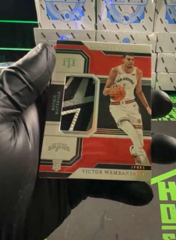 2023-24 National Treasures VICTOR WEMBANYAMA RC Patch /8