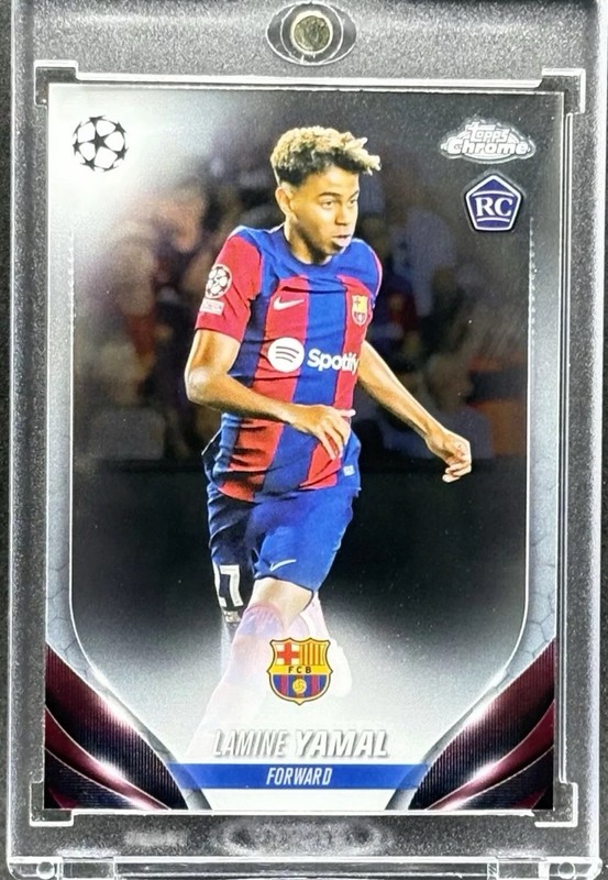 Lamine Yamal RARE ROOKIE RC  TOPPS CHROME INVESTMENT CARD SSP ROY MINT