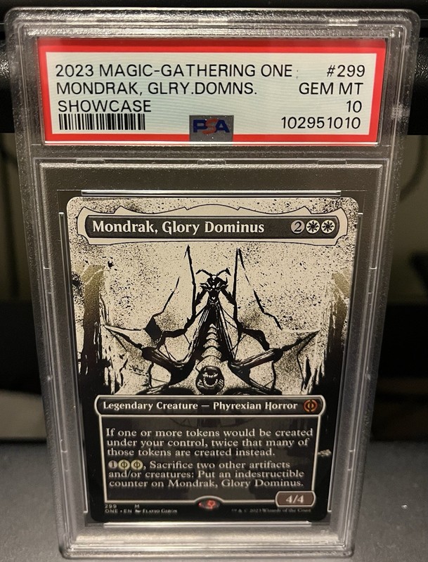 2023 MTG Mondrak, Glory Dominus Showcase #299 - PSA 10 Regular