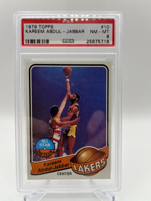 1979-80 Topps - Kareem Abdul-Jabbar #10 PSA 8