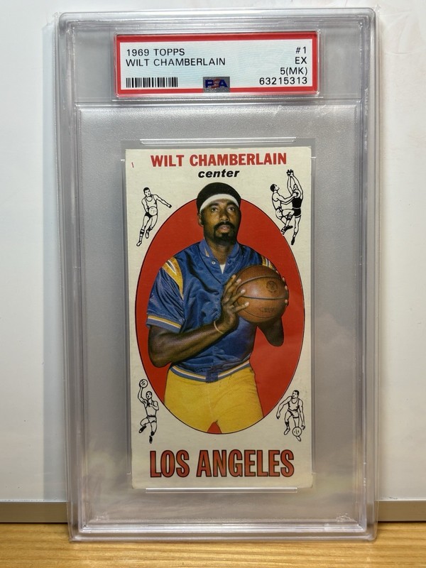 1969-70 Topps Wilt Chamberlain #1 PSA 5