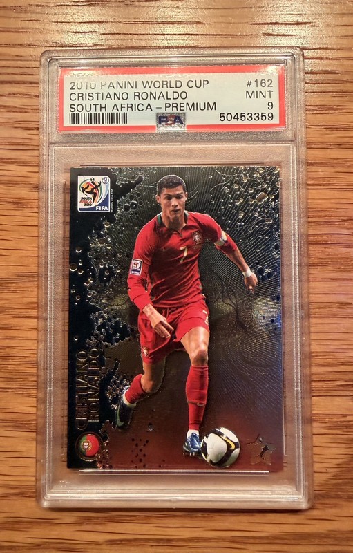 2010 Panini FIFA World Cup South Africa CRISTIANO RONALDO PSA 9 #162
