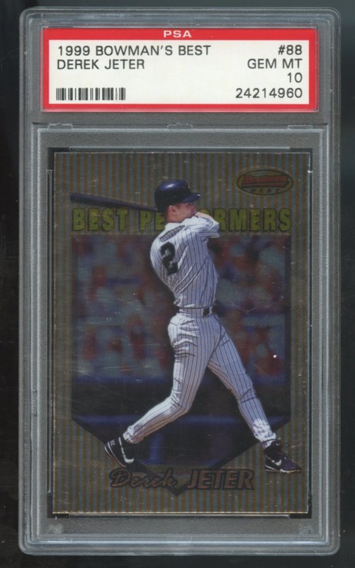 1999 Bowman's Best #88 Derek Jeter Yankees PSA 10 GEM MINT 4960