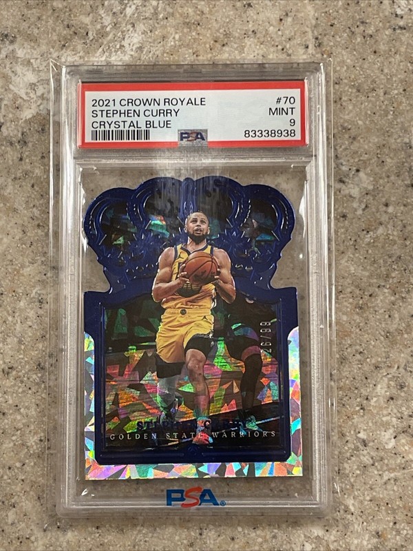 2021 Crown Royale Crystal Blue Stephen Curry PSA 9 (26/99)
