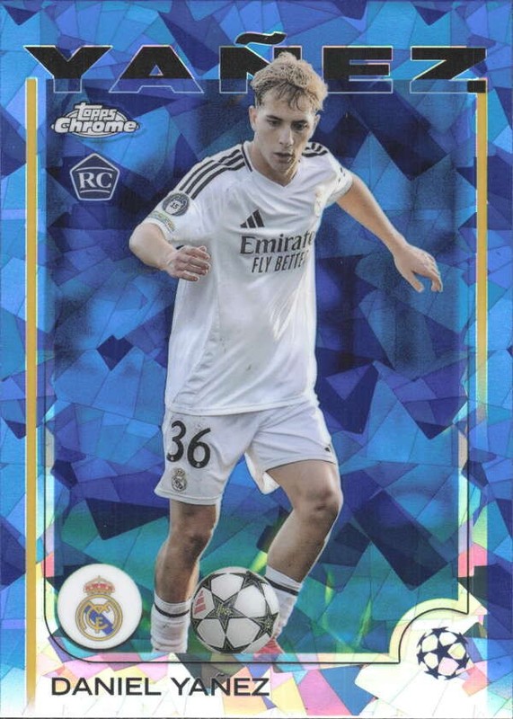 2024-25 TOPPS CHROME SAPPHIRE UEFA CLUB COMPETITIONS SOCCER BASE - YOU PICK QTY!
