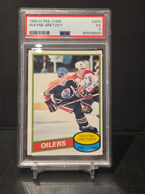 1980-81 O-Pee-Chee Wayne Gretzky 2nd Year #250 PSA 5 Edmonton Oilers HOF