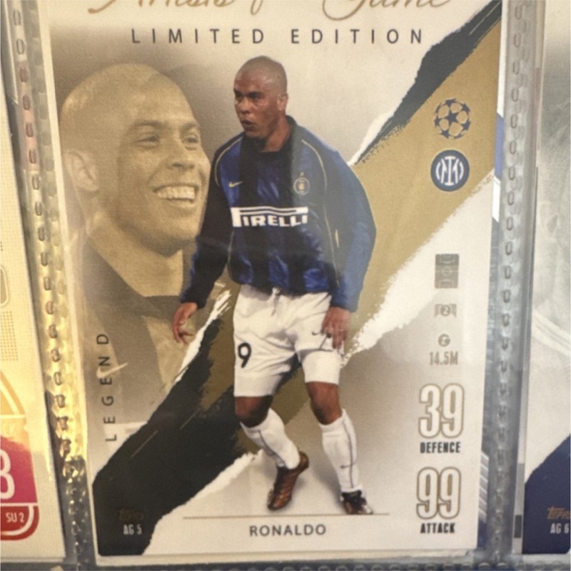 Topps UEFA Champions League Ronaldo Artists of the Game Legend AG 5 Inter Milan