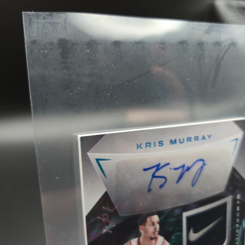 Kris Murray RC Rookie Patch Auto 1/1 - Panini Black view 2