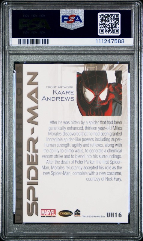 2012 Marvel Greatest Heroes Ult. Heroes #UH16 Spider-Man PSA 9 🔥RARE🔥 view 2
