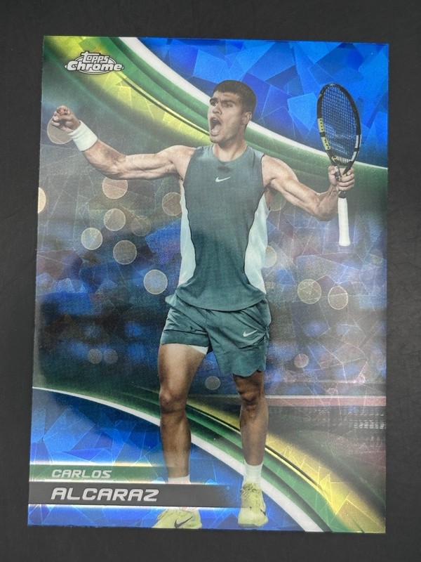 2025 Topps Chrome Sapphire Carlos Alcaraz