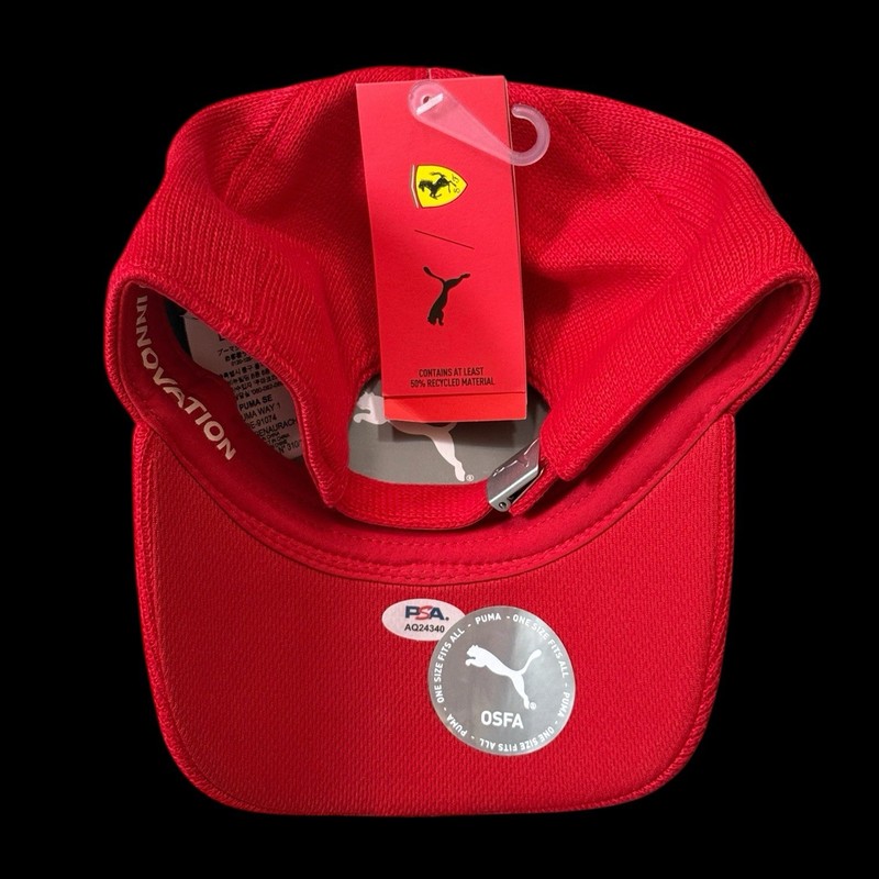 Charles Leclerc Signed Ferrari Formula 1 Hat PSA/DNA COA Autograph F1  view 2