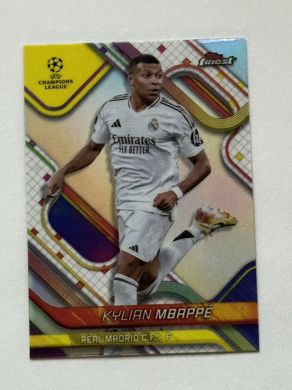 2024-25 Topps Finest - Kylian Mbappe #9 Refractor
