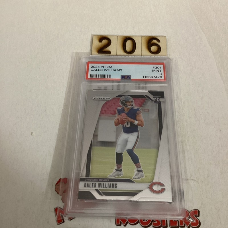 2024 Panini Prizm Caleb Williams #301 Rookie PSA 9