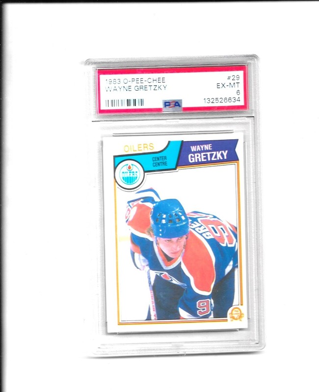 1983 O-Pee-Chee WAYNE GRETZKY #29 PSA 6 (EX-MT)--Oilers