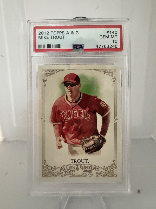 2012 Topps Allen & Ginter A&G Mike Trout RC #140 PSA 10 GEM MINT Angels Rookie
