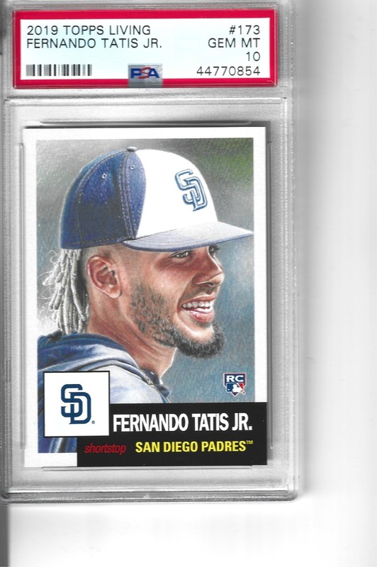 2019 TOPPS LIVING FERNANDO TATIS JR PSA 10--QTY