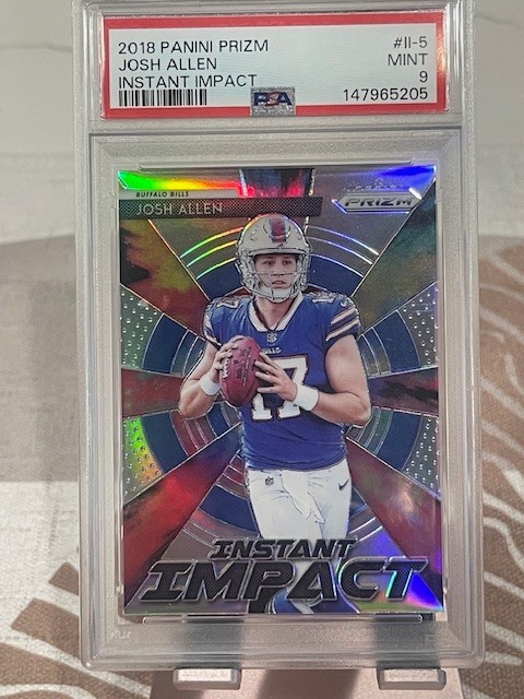 2018 Panini Prizm Instant Impact - Josh Allen #II-5 PSA 9