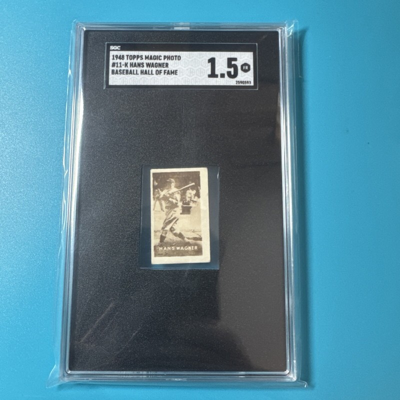 1948 Topps Magic Hans Honus Wagner Baseball HOF SGC 1.5 Rare