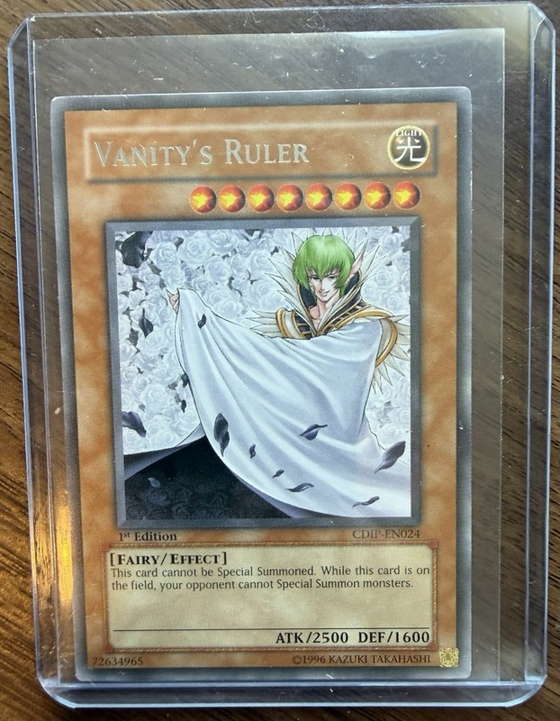 Yu-Gi-Oh! VANITY'S RULER 1st Ed Cyberdark Impact CDIP-EN024 PSA 10 Ultimate Rare