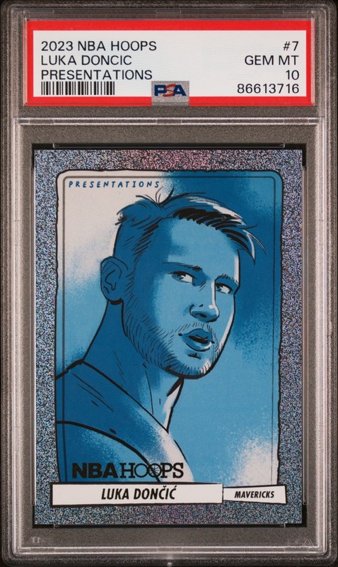 2023 NBA Hoops #7 Luka Doncic - Presentations - PSA 10 