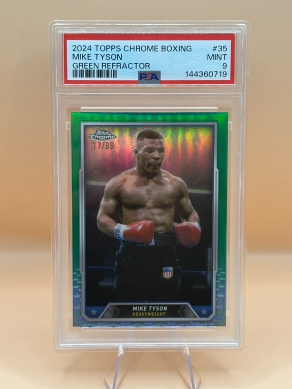 2024 Topps Chrome Boxing Mike Tyson #35 17/99