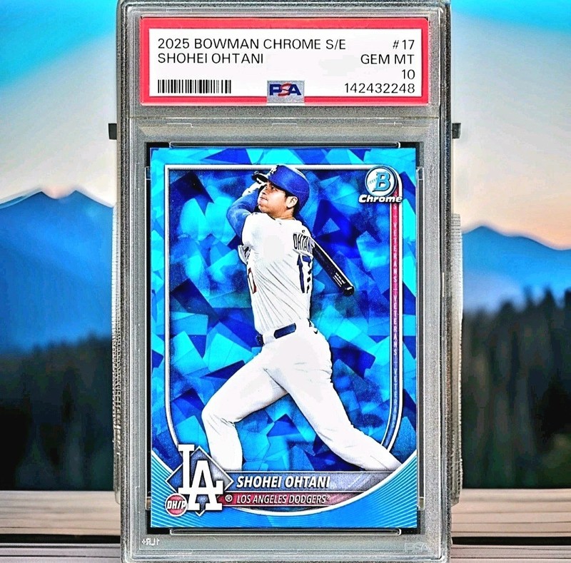 2025 Bowman Chrome Sapphire - Shohei Ohtani #17 PSA 10