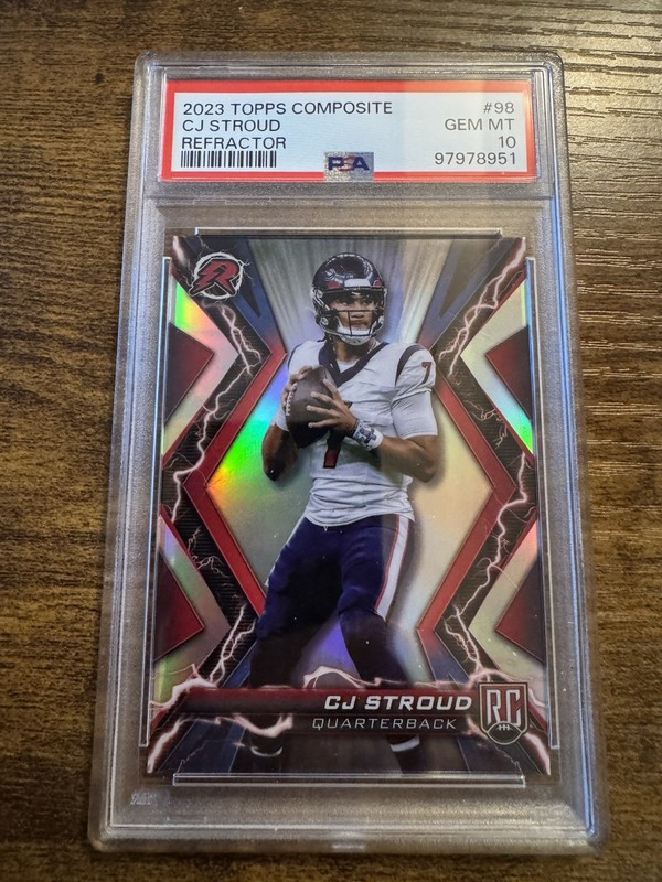2023 Topps Composite - Resurgence Rookies C.J. Stroud #98 Refractor (RC) PSA 10