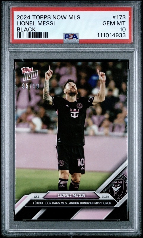 PSA 10 LIONEL MESSI BLACK 95/99 