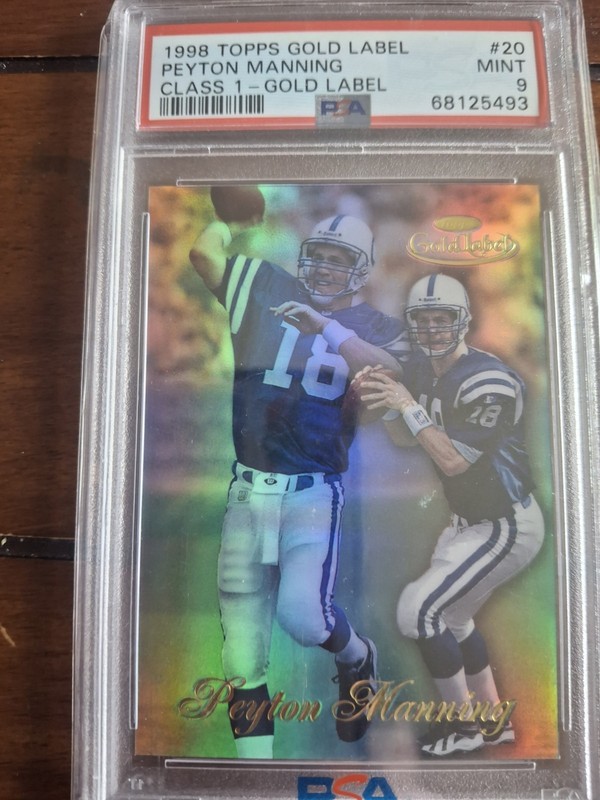 1998 Topps Gold Label - Peyton Manning #20 Class 1