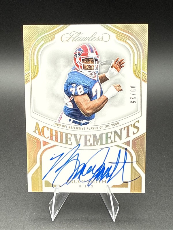 2025 Panini Flawless - Flawless Achievements Bruce Smith Auto #FA-BSH 9/25