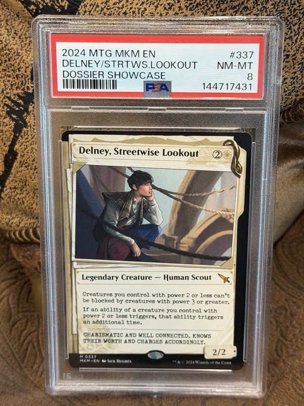 2024 MTG Magic: DELNEY STREETWISE LOOKOUT PSA 8 NM-MT Dossier Showcase MKM